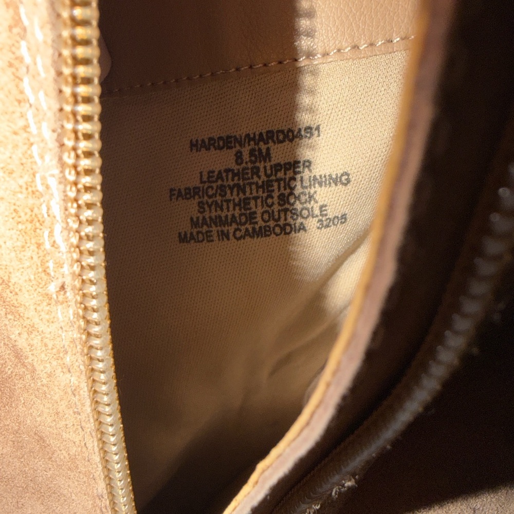 Steve Madden Tan Suede Block Heel Boots - Picture 6 of 9